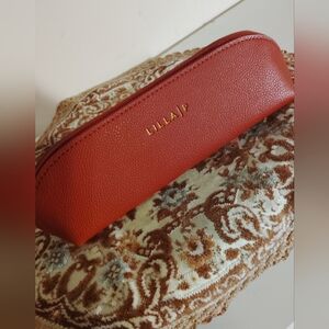 Lilla P Brick Red Leather Case